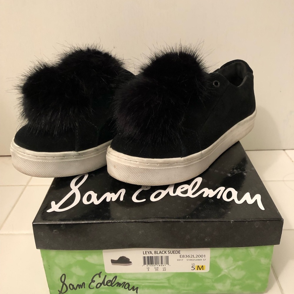 Black Suede Sam Edelman Sneakers